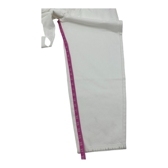 7 FOR ALL MANKIND PAPERBAG BALLOON WHITE JEANS NWOT - Picture 5 of 8